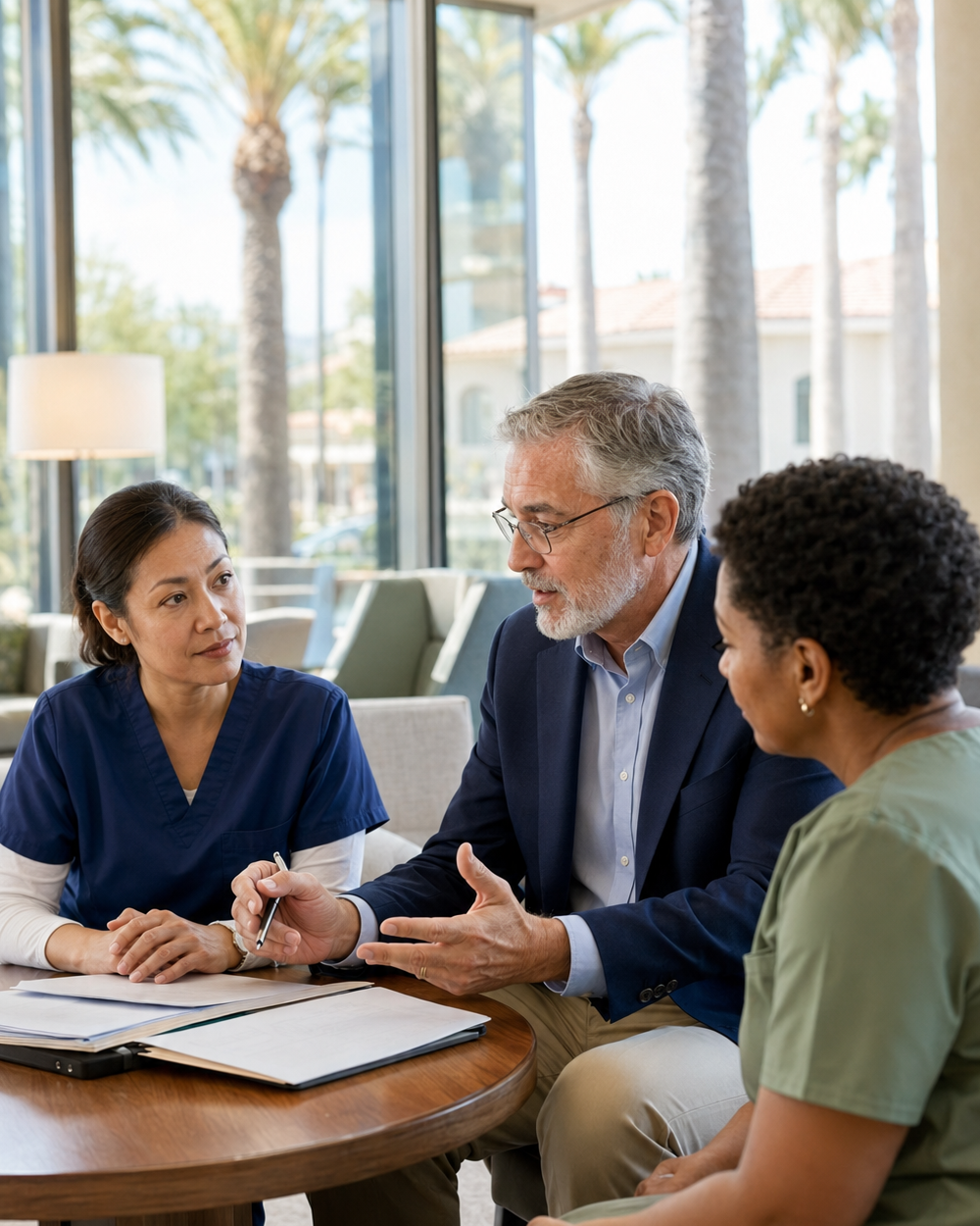Experienced healthcare consultant guiding clinical leaders